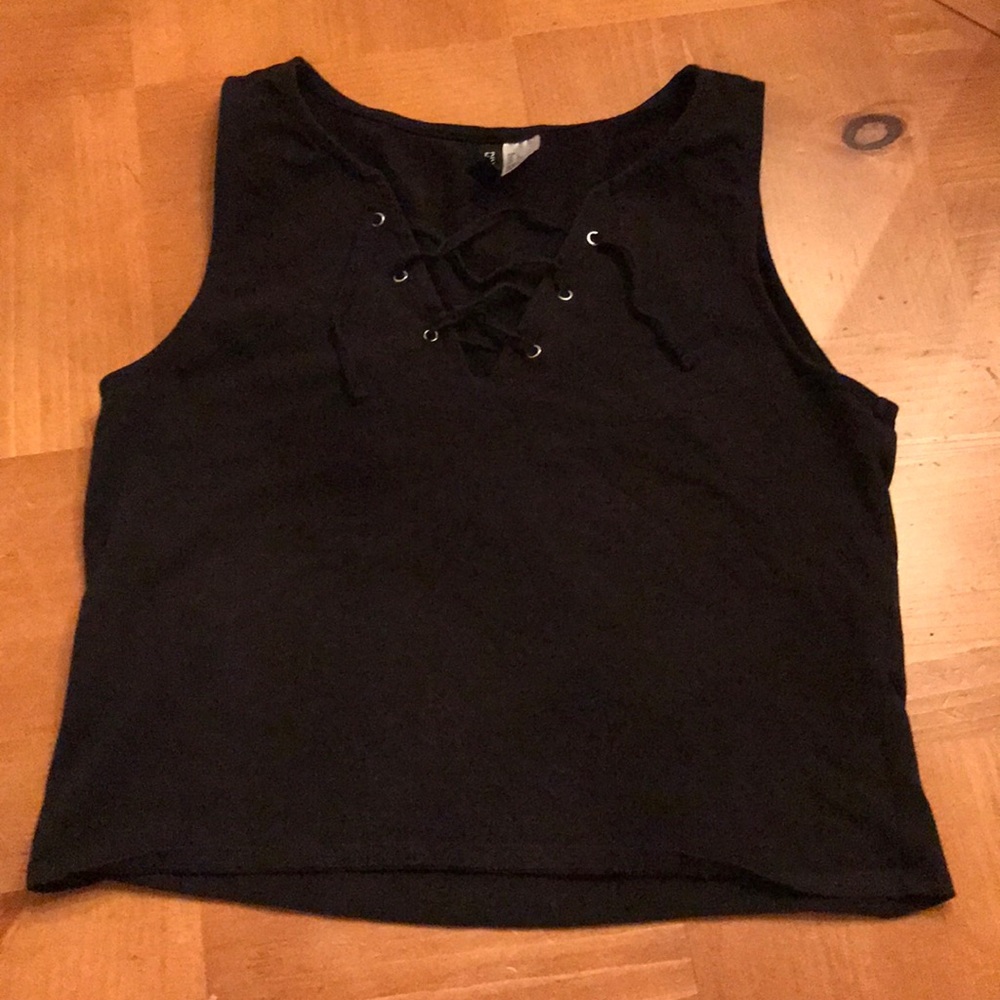 Black Crop Top
